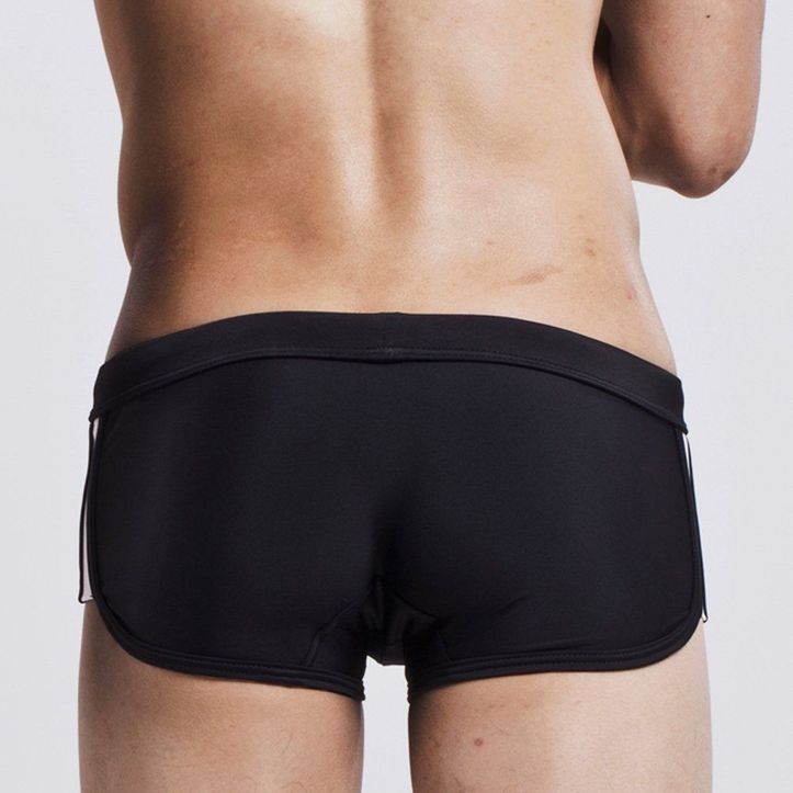 Мужские плавки хипсы черные Seobean Black Athletic Hip Boxer фото 3