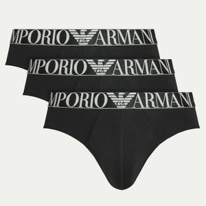 Фото Набор мужских трусов брифов 3в1 черные Emporio Armani 111734_4F726 73320