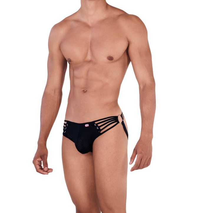 Мужские трусы джоки черные Pikante TZU JOCKSTRAP 033711 фото 2