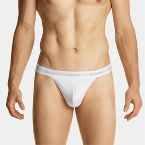 Фото Мужские трусы стринги белые ATLANTIC String Comfort MP-1572