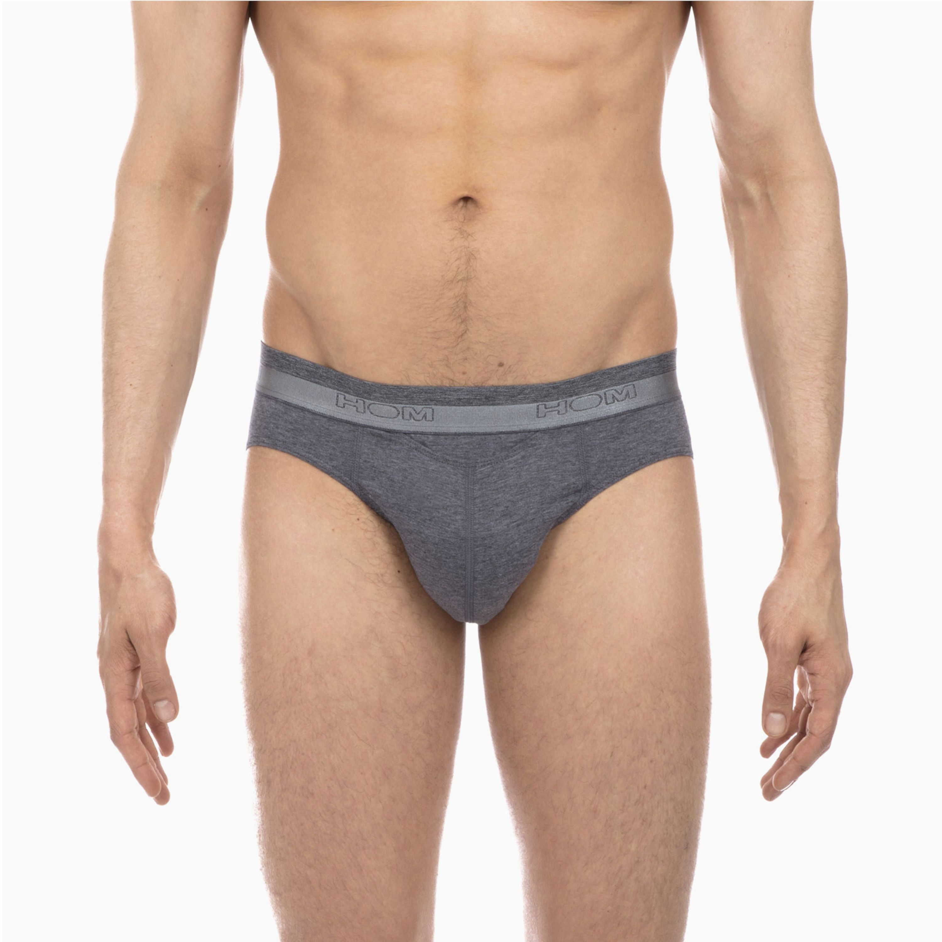 Мужские трусы брифы серые HOM HO1 Mini Briefs HO1 359521_4000ZU фото 4