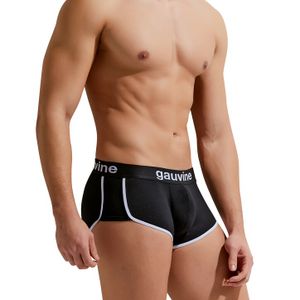 Фото Мужские трусы боксеры черные GAUVINE 3007