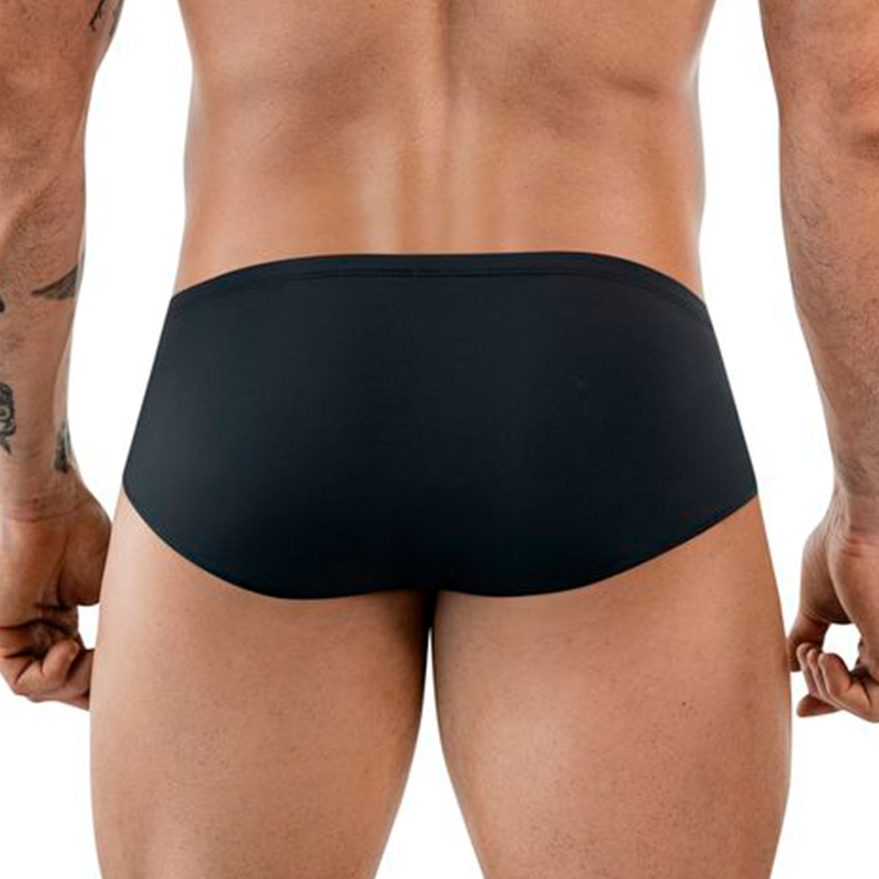 Мужские трусы брифы темно-серые Clever Moda AUDAZ BRIEF 187013 фото 3