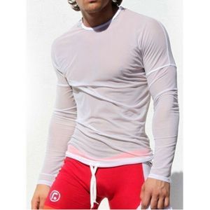 Фото Мужская кофта прозрачная белая RUFSKIN Veiling Sleeved White