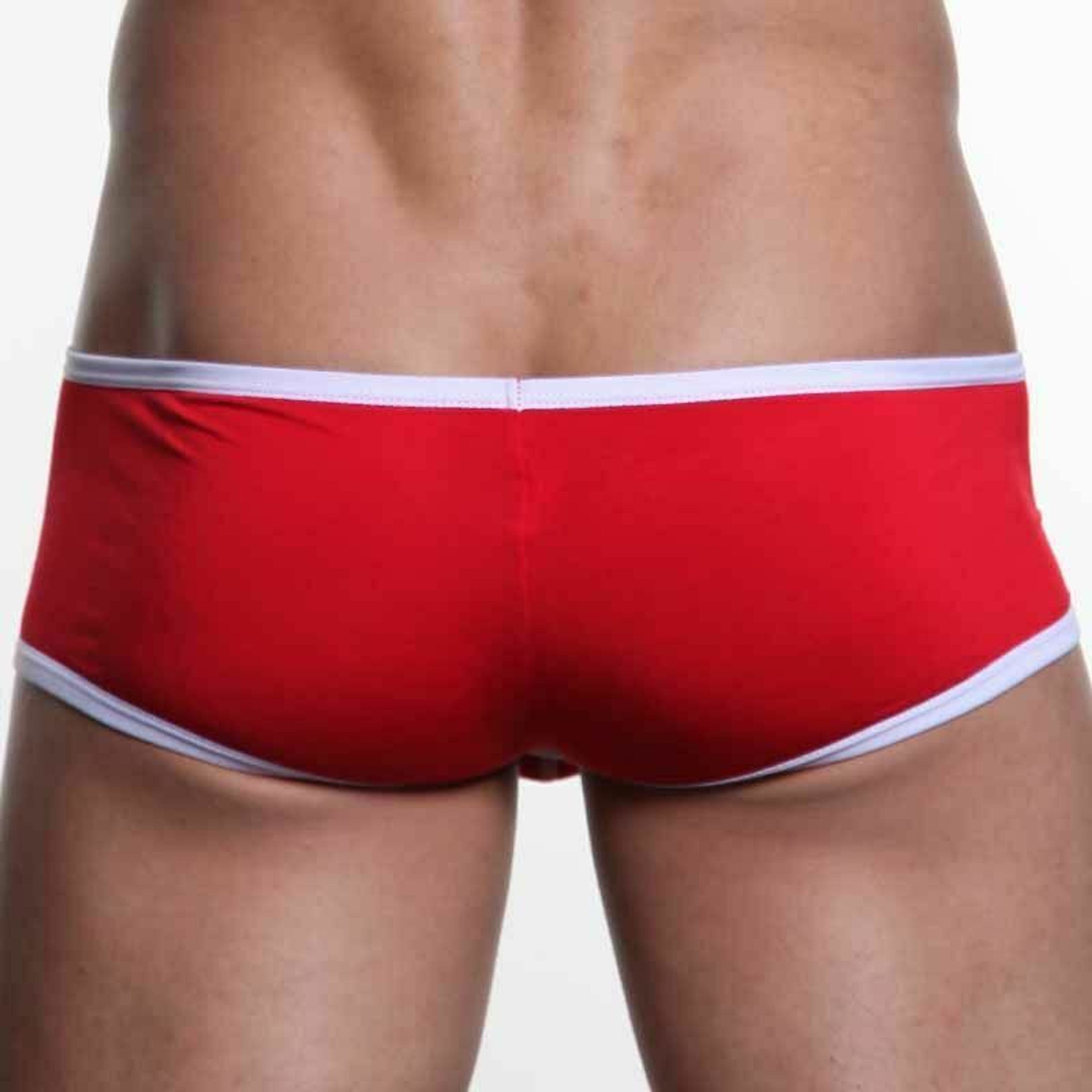 Мужские трусы хипсы красные WangJiang WG00016 фото 4