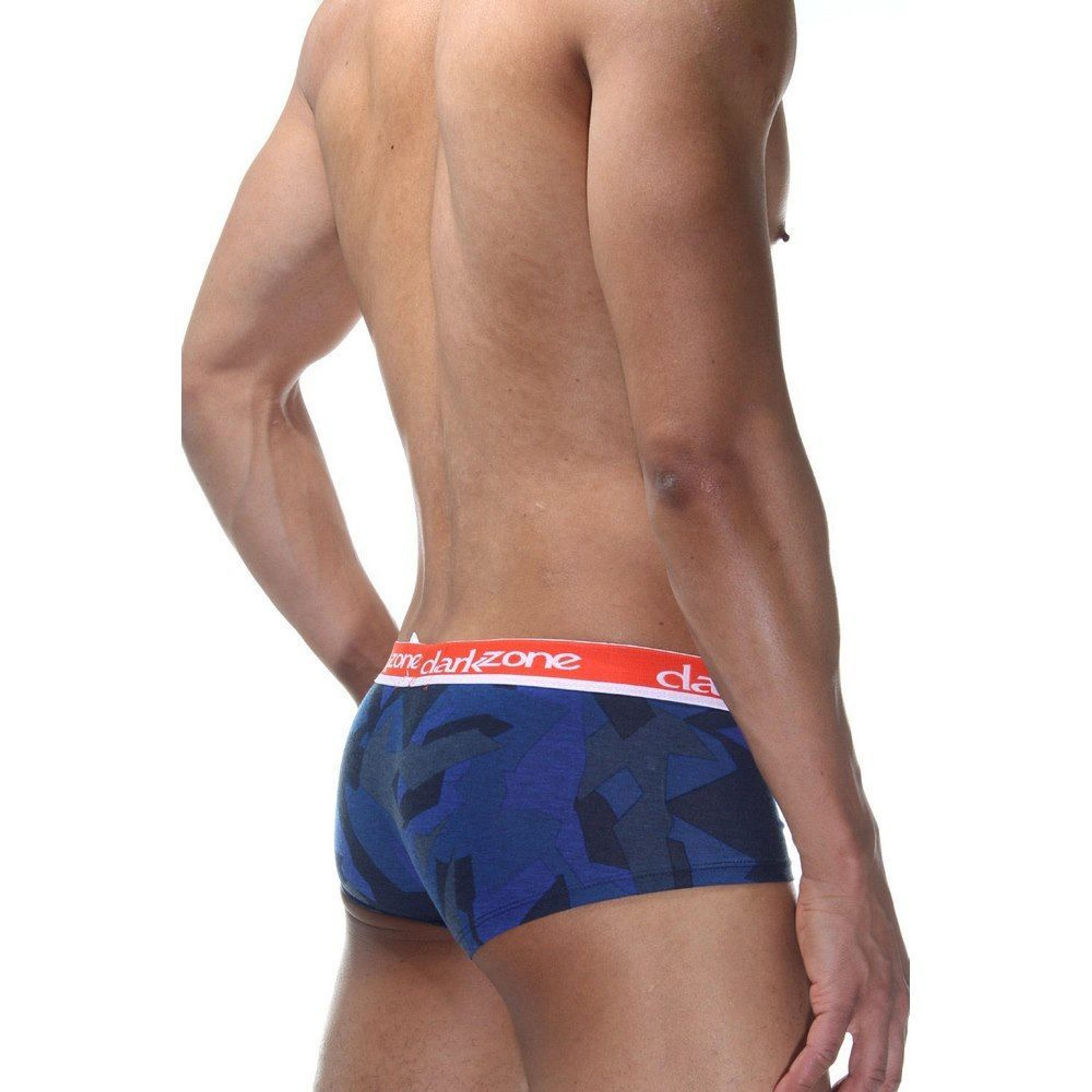 Трусы мужские хипсы сине-фиолетовые DARKZONE Camo Navy-Violet DZN2426 фото 2