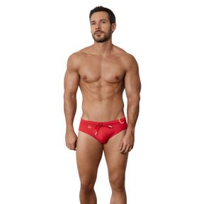 Фото Мужские плавки красные Clever Moda MALIBU SWIMSUIT BRIEF 155605