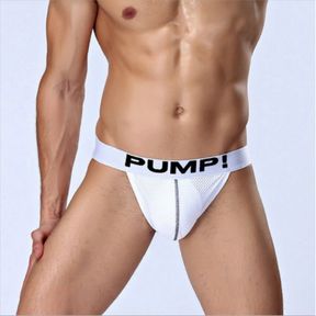 Фото Мужские трусы джоки сетчатые белые Pump! H588-1