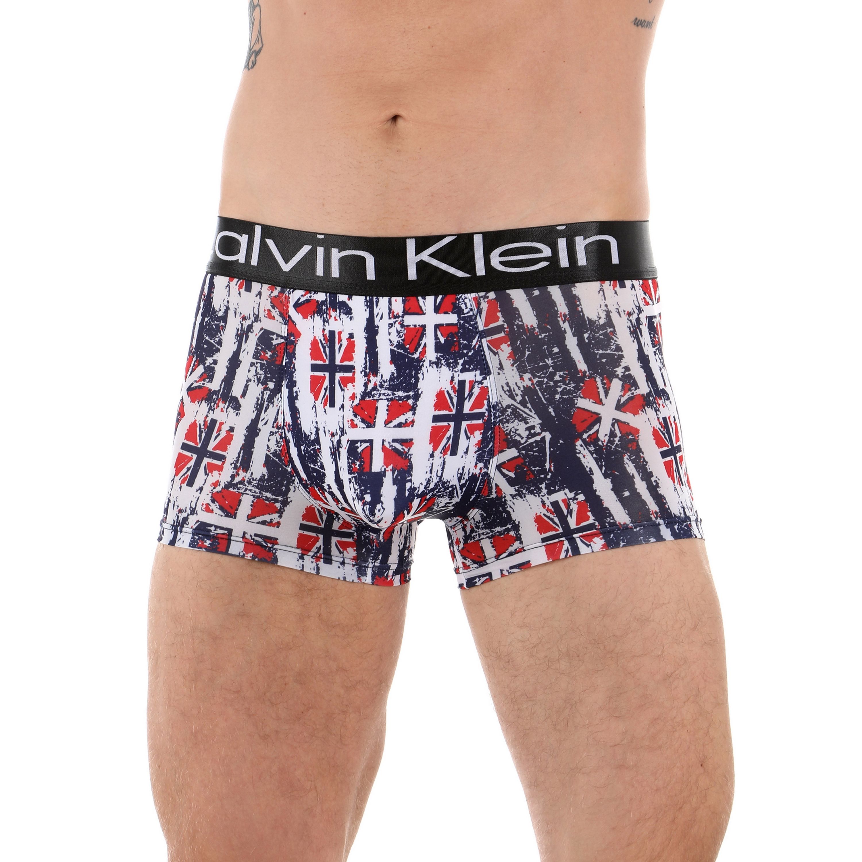 Мужские трусы боксеры с принтом "Великобритания" Calvin Klein фото 1