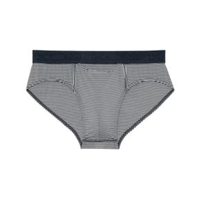 Фото Мужские трусы брифы в темно-синюю полоску HOM SIMON Mini Briefs HO1 359852_4000RA
