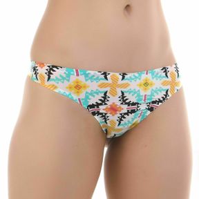 Фото Женские трусы стринги с разноцветным принтом ROMEO ROSSI RR1506-3