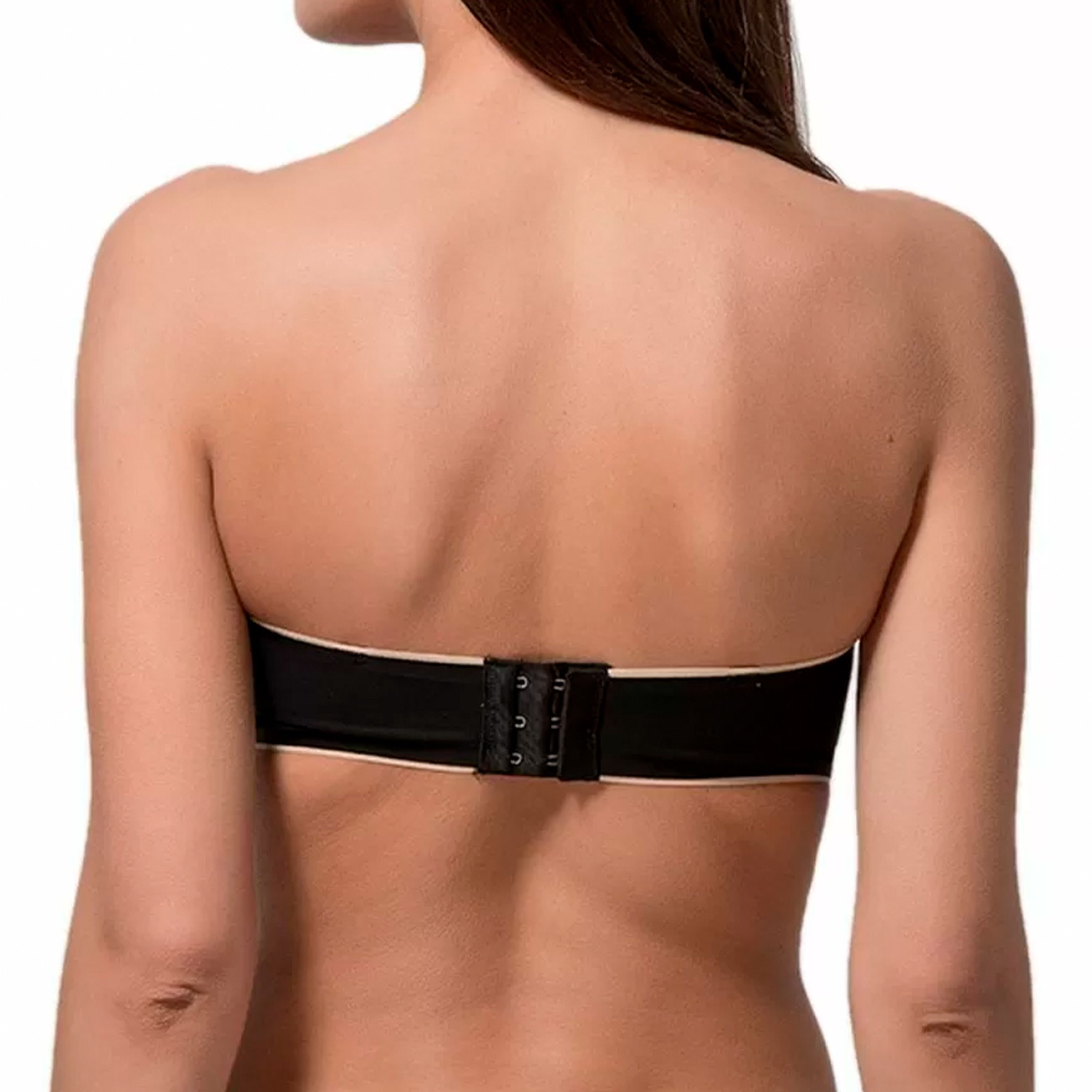 Женский бюстгальтер без бретелей черный LUNA SPLENDIDA Miracle One 1810 фото 2