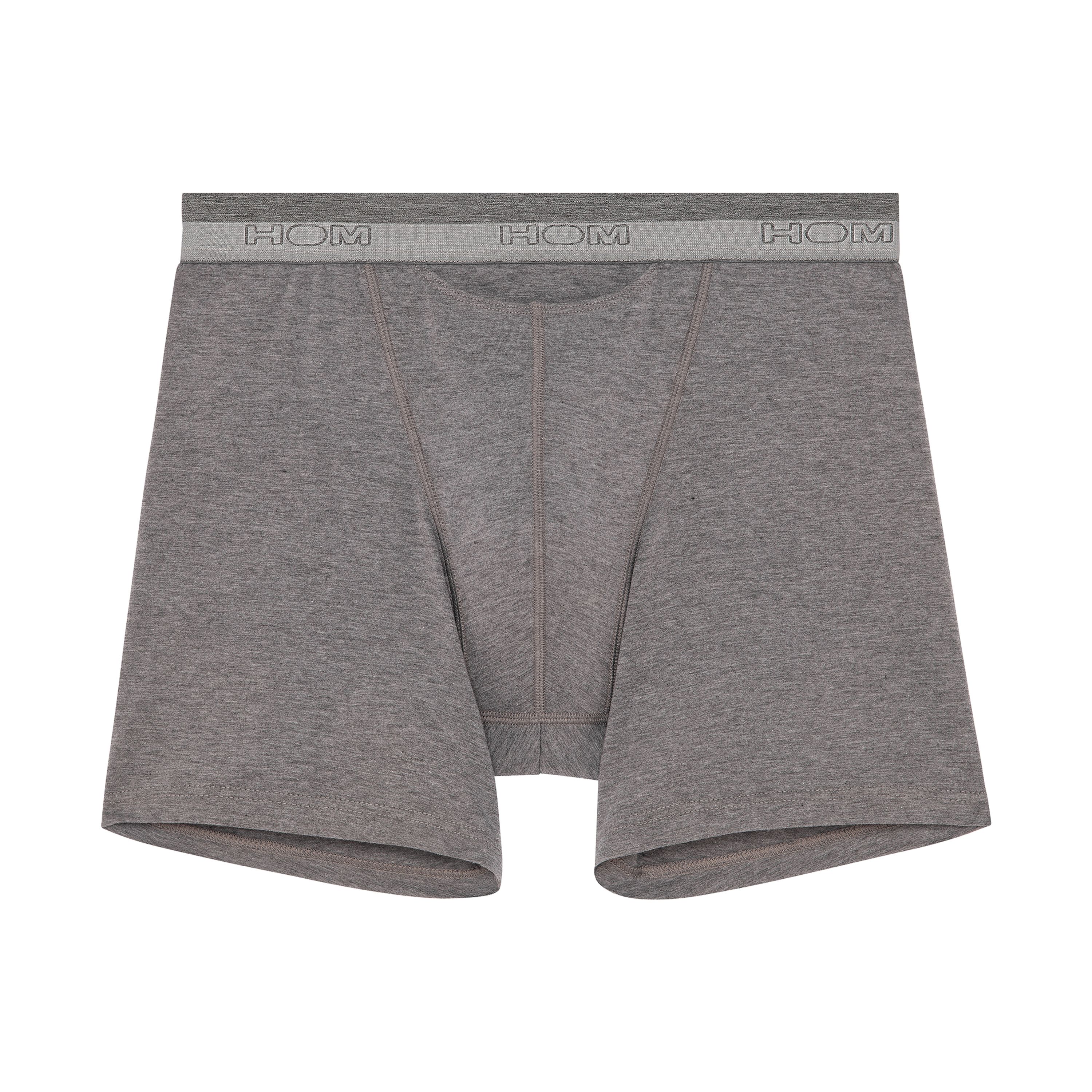 Мужские трусы боксеры удлиненные серые HOM HO1 Long Boxer Briefs HO1 359519_4000ZU фото 6