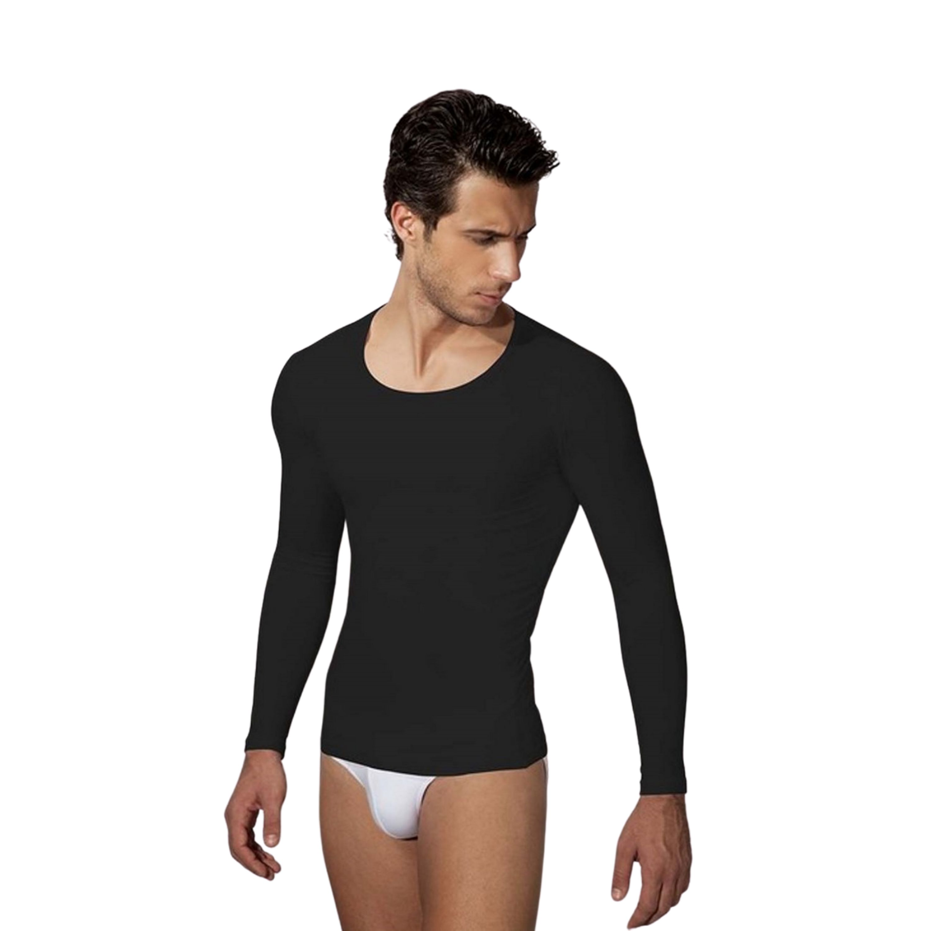 Мужской лонгслив черный  Doreanse 2955 фото 1