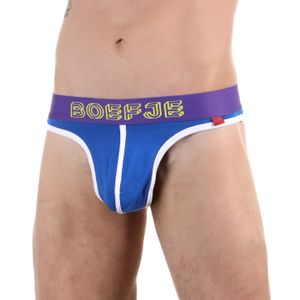 Фото Мужские трусы тонги синие Boefje