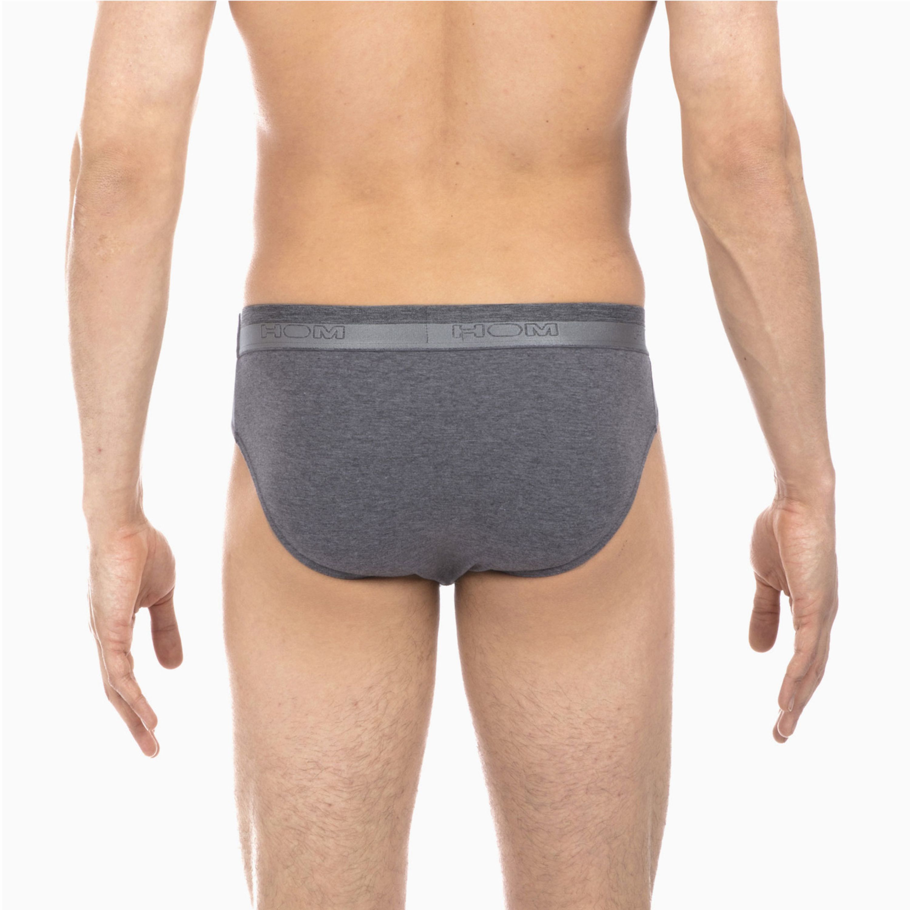 Мужские трусы брифы серые HOM HO1 Mini Briefs HO1 359521_4000ZU фото 5