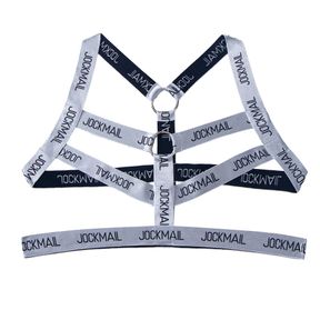 Фото Мужская портупея серебристая JOCKMAIL JM912-1