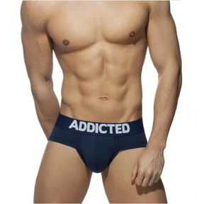 Фото Мужские трусы брифы темно-синие Addicted AD2076-16