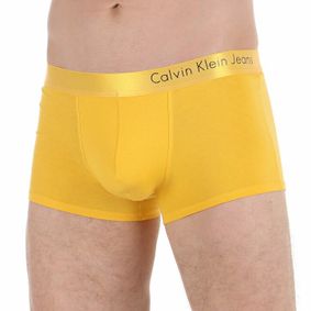 Фото Мужские трусы боксеры желтые Calvin Klein Jeans