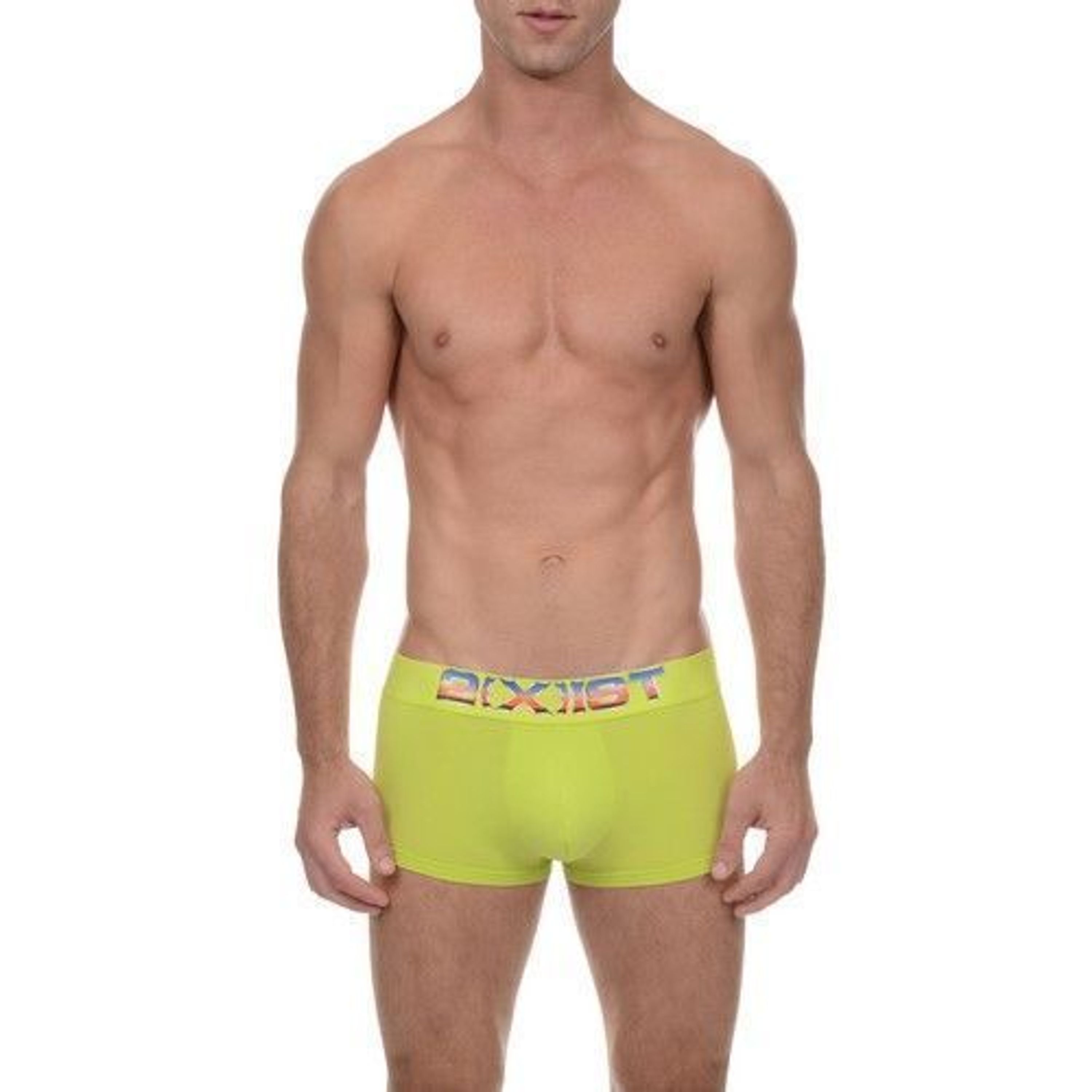 Мужские трусы боксеры салатовые 2(x)ist Men's Electric No-Show Boxers Limited Edition Salat фото 1