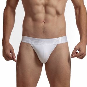 Фото Мужские трусы танга белые JOCKMAIL JM3032-1