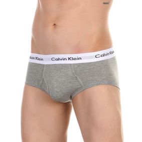 Фото Мужские трусы брифы серые меланжевые Calvin Klein