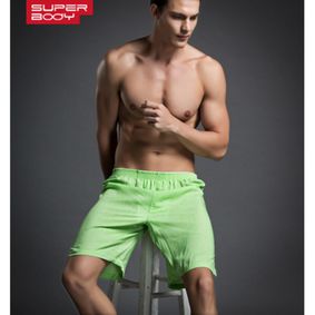 Фото Мужские шорты салатовые Superbody Large Joy Shorts Light Green