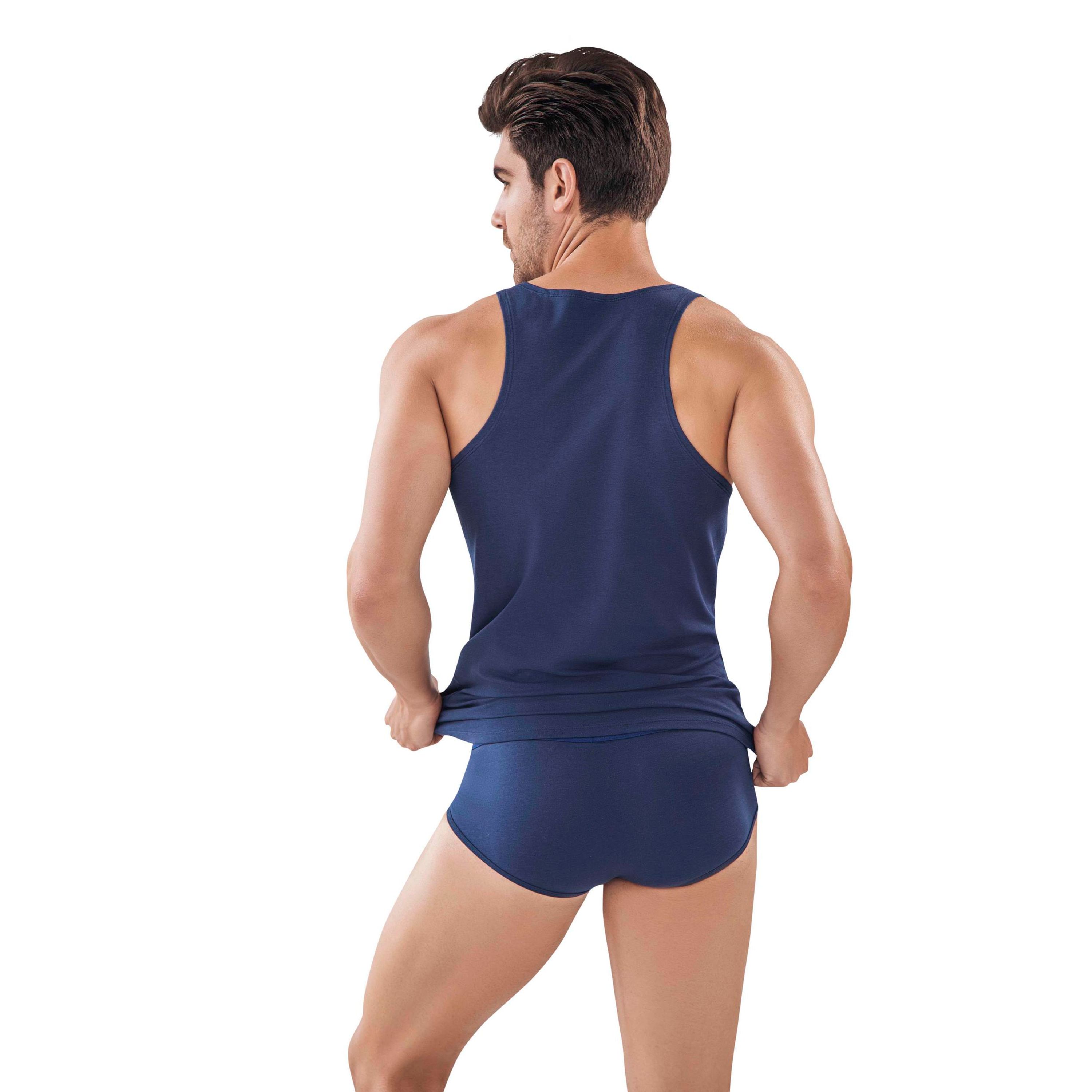 Мужская майка темно-синяя Clever PROGRESS TANK-TOP 039408 фото 2