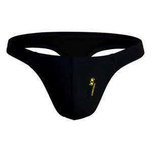 Фото Мужские трусы стринги черные ADANNU AN313-2