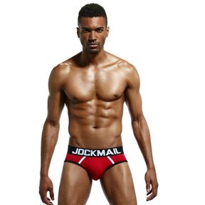 Фото Мужские трусы брифы красные JOCKMAIL JM2048-8
