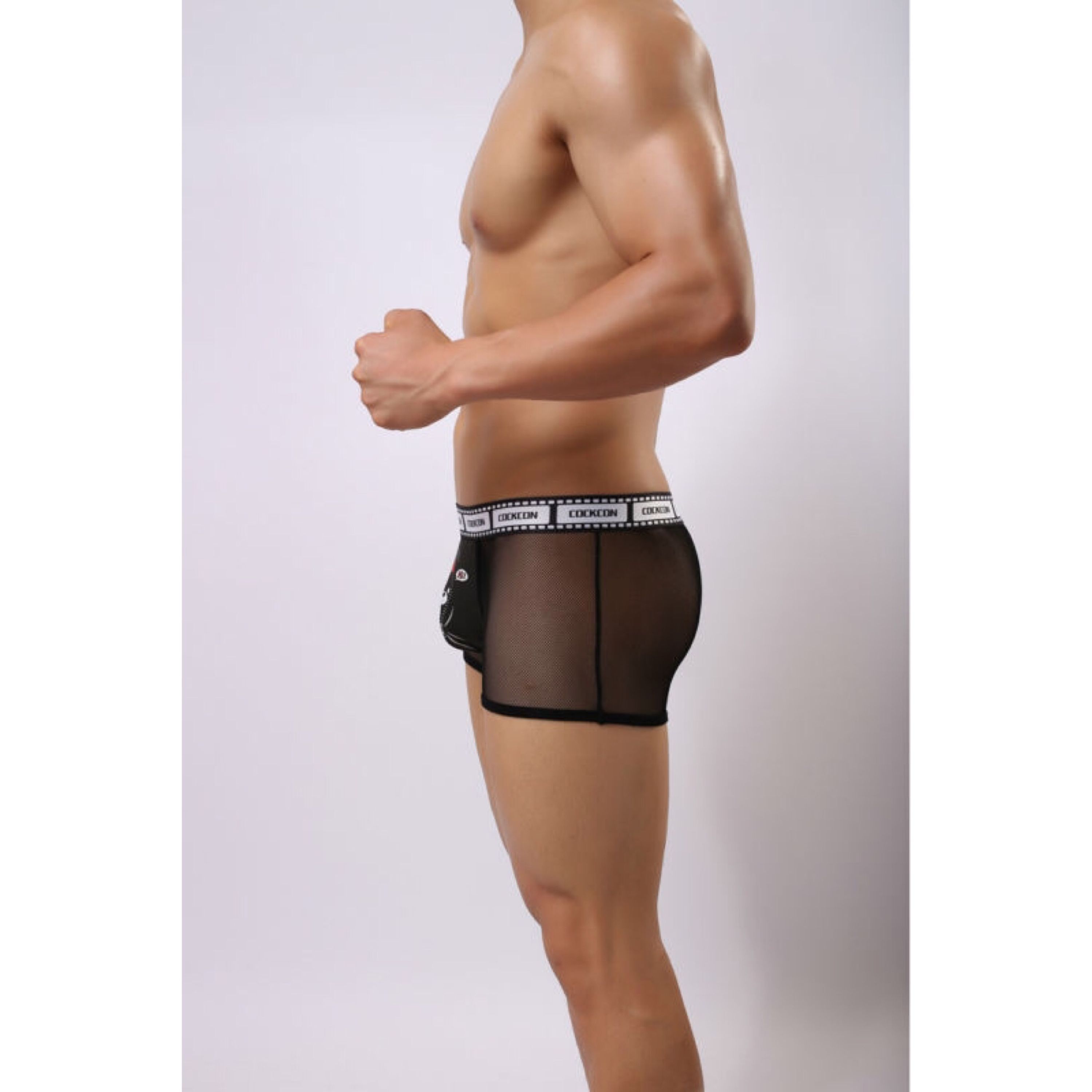 Мужские трусы боксеры черные Cockcon Trunks Black фото 3