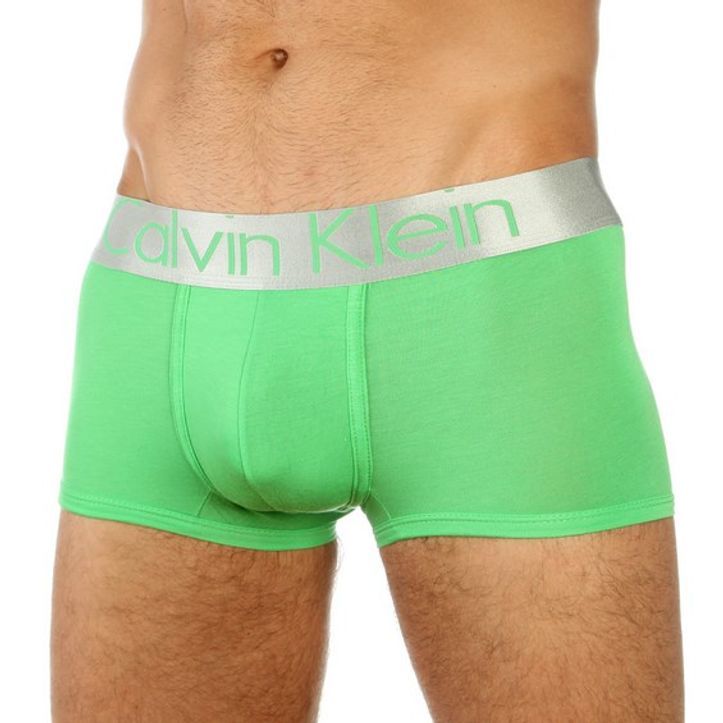 Мужские трусы хипсы зеленые Calvin Klein  