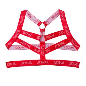 Фото Мужская портупея красная JOCKMAIL JM912-8
