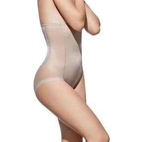 Фото Женские трусы слипы корректирующие высокие бежевые Creaciones Selene 903 CONTROL/tierra