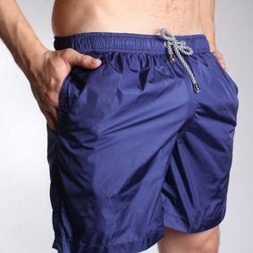 Фото Мужские шорты пляжные темно-синие Prada Milano Classic Shorts
