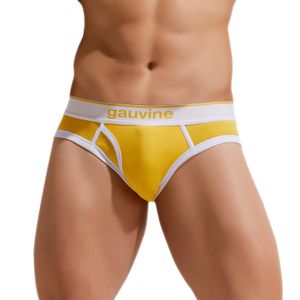 Фото Мужские трусы брифы желтые GAUVINE 2002