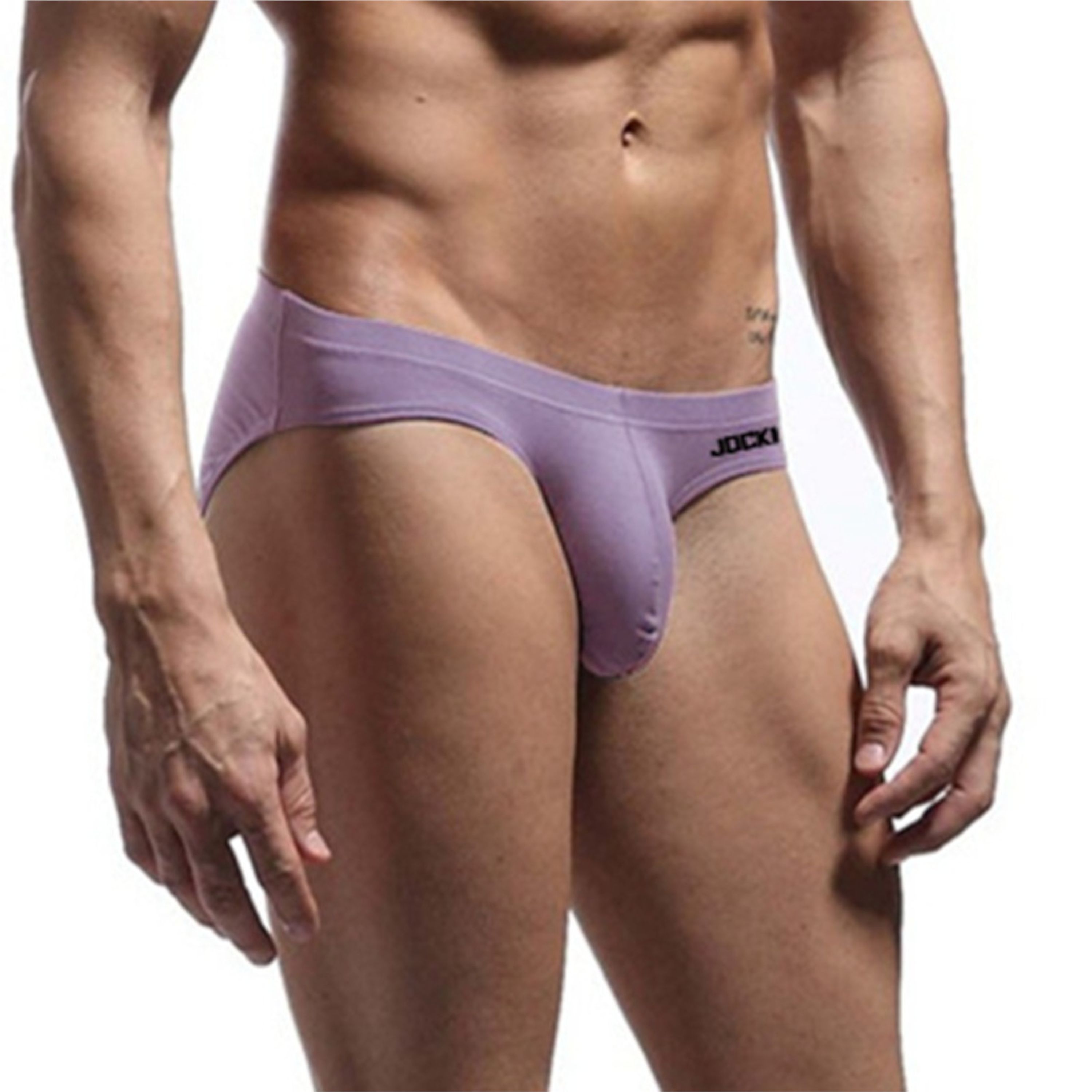 Мужские трусы брифы фиолетовые JOCKMAIL JM2025-5 фото 2