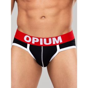 Фото Мужские трусы брифы черные Opium Brief R138