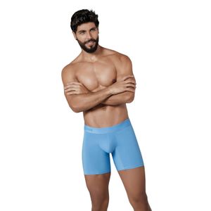 Фото Мужские трусы боксеры удлиненные голубые Clever Moda PRIMARY LONG BOXER 130307