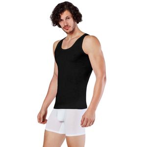 Фото Мужская майка черная Plus size Doreanse 2030P