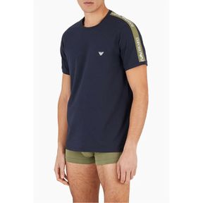Фото Мужская футболка темно-синяя Emporio Armani 111890_4F717 00135