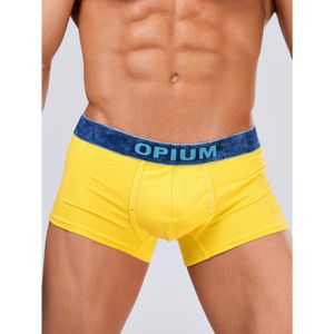 Фото Мужские трусы боксеры желтые Opium Boxer R-109
