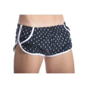 Фото Мужские шорты синие с якорями Gillbro Navy Anchor Shorts
