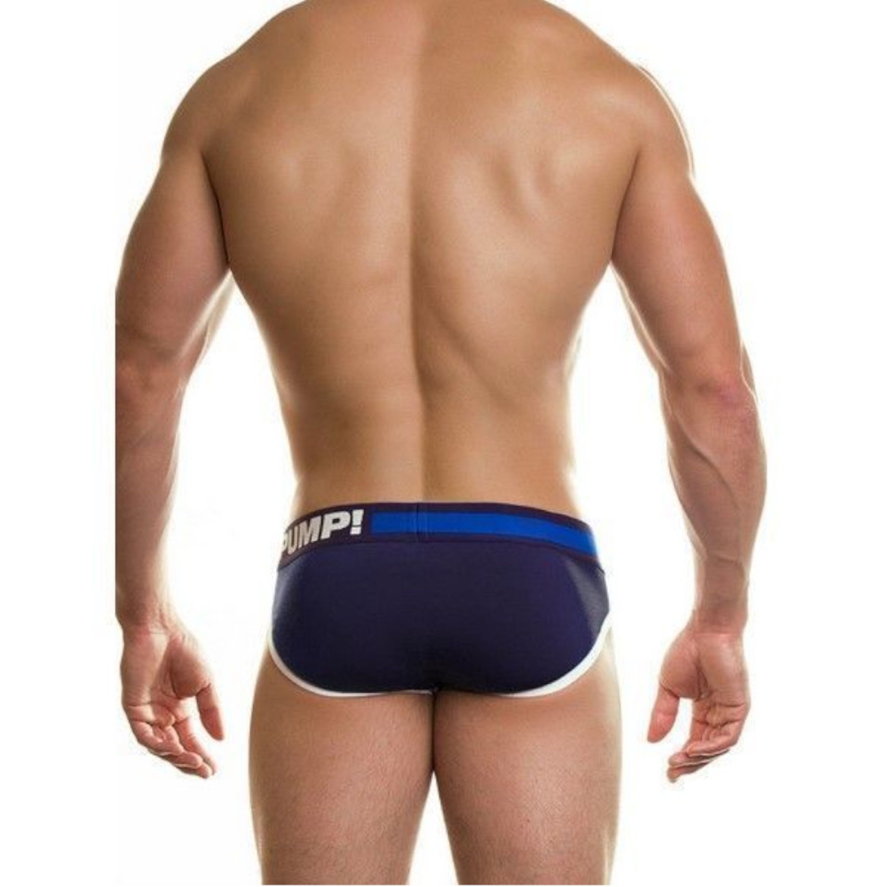 Мужские трусы брифы темно-синие Pump Navy Brief H69-16 фото 3