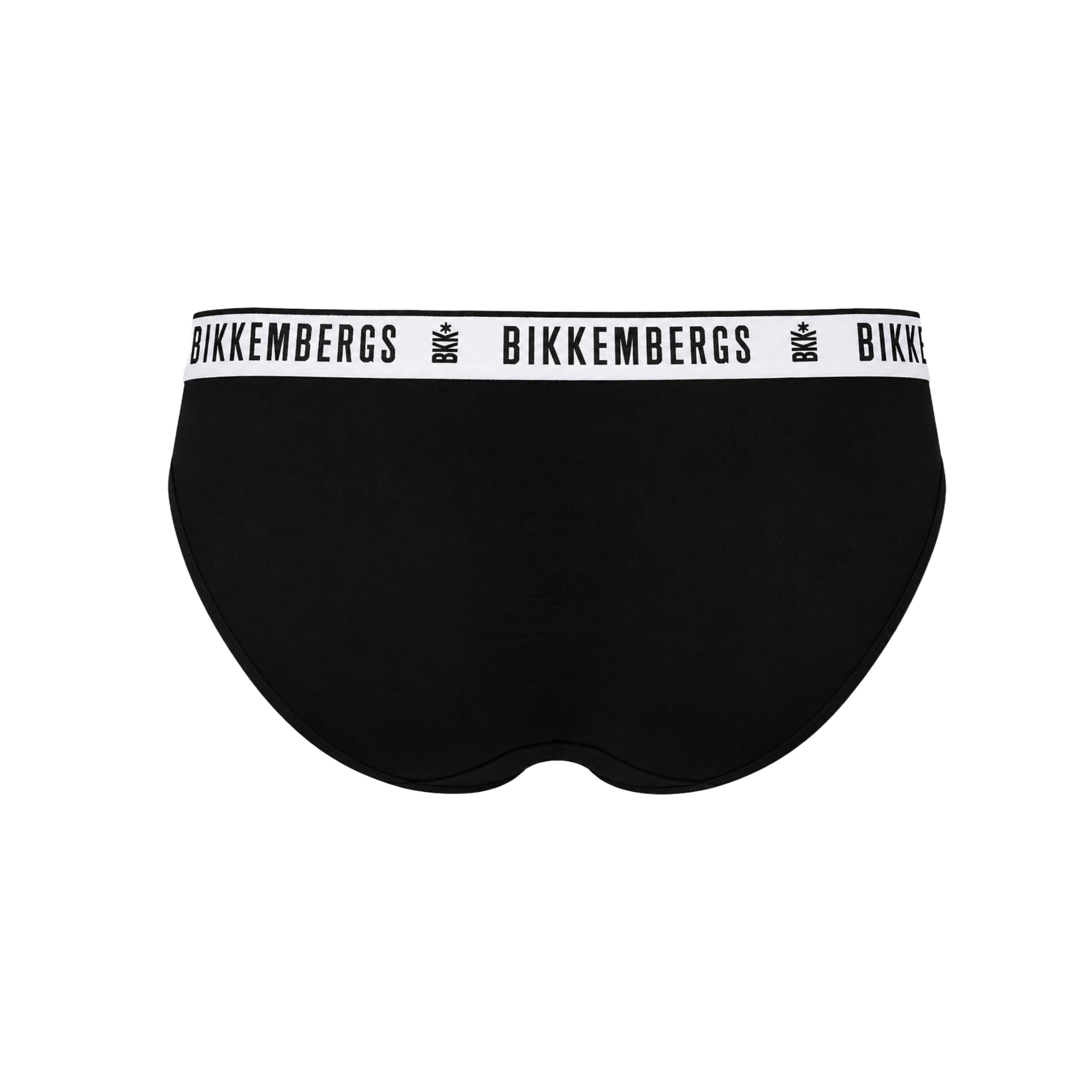 Набор мужских трусов брифов 2в1 (черные, белые) Bikkembergs BKK42USP19BI фото 5