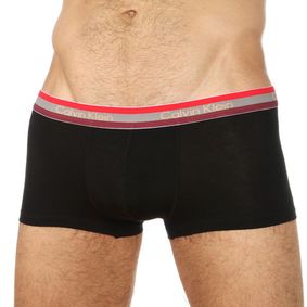 Фото Мужские трусы хипсы темно-синие c трехцветной резинкой Calvin Klein Modal RGB Hip Boxer