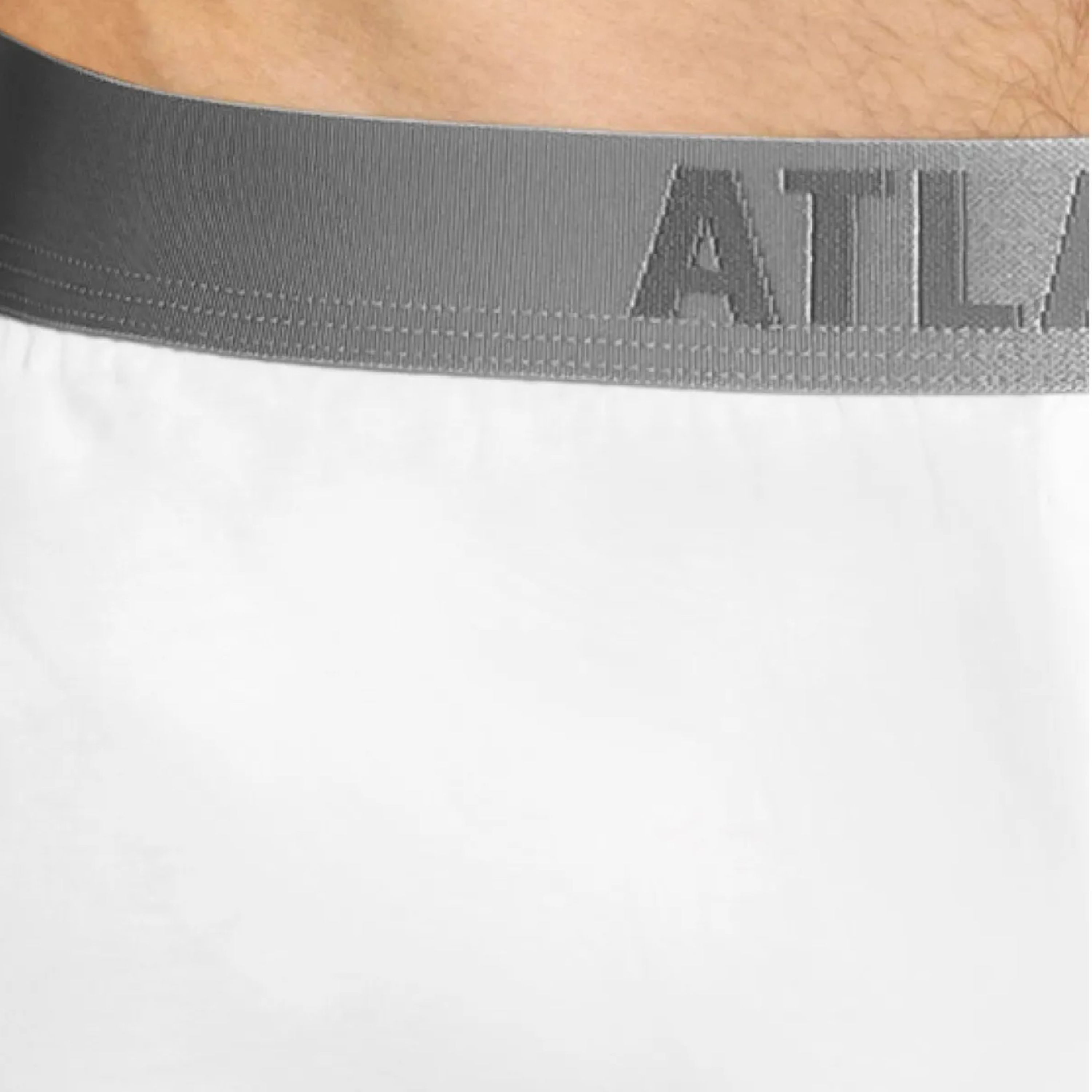Мужские трусы боксеры белые ATLANTIC Pima Cotton BMB-005 фото 3