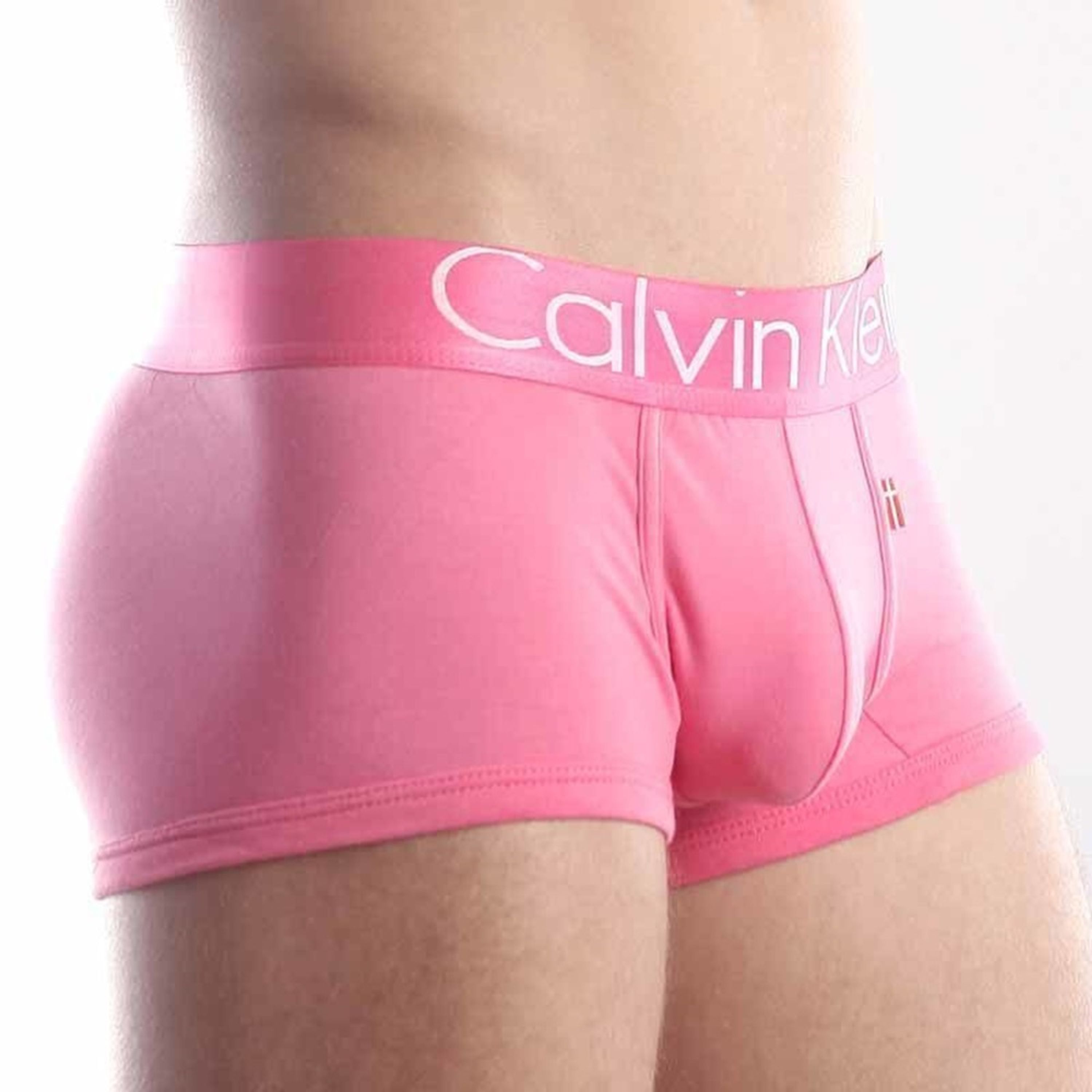 Мужские трусы боксеры Calvin Klein Boxer Steel Pink Дания фото 3