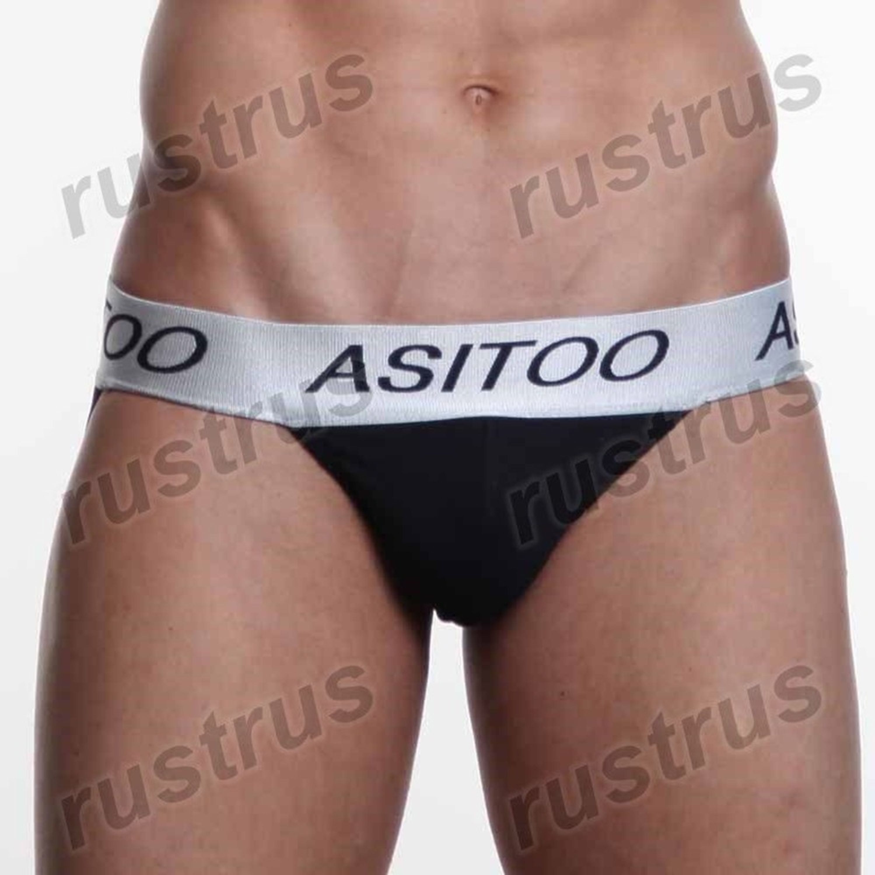 Мужские трусы джоки черные Asitoo AST0031 фото 2