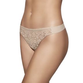 Фото Женские трусы танга бежевые Creaciones Selene LAIA TG 3126/tierra